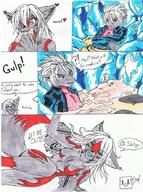 drawing vore furry comic color fox stomach destorarc destinas