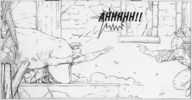 drawing giantess crush feet manga monochrome barefoot anime story marcos_snowbell shrunken_men foot_crush cruel between_toes