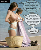 growth collage swimsuit brunette topless sequence story amazon