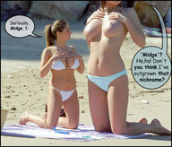 growth collage swimsuit topless sequence amazon