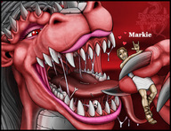 drawing giantess vore dragoness color teeth anime shrunken_men dragonesslife bones