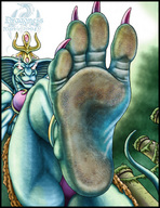 drawing giantess feet dragoness color soles anime low_angle foot_crush dragonesslife point_of_view