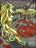 drawing giantess feet dragoness mega color destruction anime blood military castle gore foot_crush dragonesslife foot_print cruel soldiers