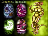 drawing giantess vore dragoness mega color anime digestion shrunken_men dragonesslife inside_stomach soldiers dragoness_stomach