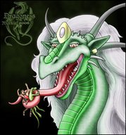 drawing vore dragoness color anime shrunken_men dragonesslife