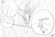 drawing furry monochrome penis sonic_the_hedgehog shrunken_man testicles sheela mighty_the_armadillo