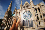 giantess feet mega shoes photograph cathedral