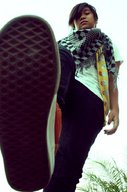 crush feet clothed soles jeans shoes asian looking_down shoe_crush point_of_view