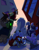 wolf anthro color clothed safe can rat alley fuzzypaws