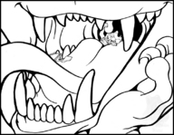 vore furry anthro dragon comic monochrome princess canine clothed_dress farorenightclaw
