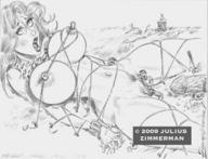 giantess monochrome lineart julius_zimmerman