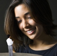 gentle collage girlfriend brunette smiling shrunken_men boyfriend