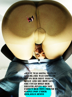 collage butt butt_crush story nylons shrunken_woman smothering