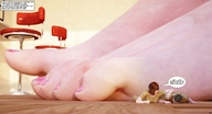 giantess crush barefoot story shrunken_men foot_crush shrunken_woman jessi_and_vicky tiny_mk digital_render
