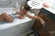 bath shrunken_men toy men boats giantess_shrine ships bea_flora