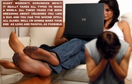 feet barefoot soles slave shrunken story shrunken_men nylons