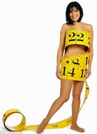 nude black_hair smiling shrunken_woman photoshoot tape_measure kym_marsh