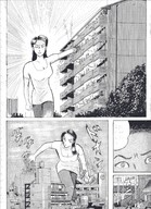 breasts drawing giantess manga city mega monochrome destruction rampage skirt buildings angry stockings