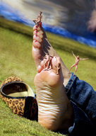 collage nude feet jeans shoes noboss shrunken_men pedicure small_penis