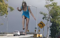 giantess crush collage feet city barefoot dress foot_crush jr looking_down vehicles adrianna_daniels