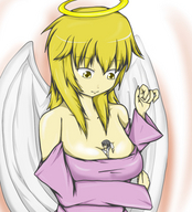 breasts drawing gentle giantess angel anime shrunken_men