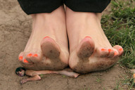 giantess crush collage nude barefoot soles shrunken_men foot_crush cruel outdoors dirty_soles crlvr nail_polish