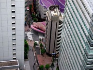 giantess collage feet city toes skirt outdoors flip_flops