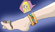 drawing feet blonde color anime shrunken_men