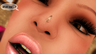 giantess lips shrunken_woman nose jetslasher digital_render