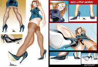 drawing giantess crush feet comic color high_heels anime shrunken_men foot_crush cruel shoe_crush maxart1