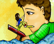 drawing color shrunken_woman