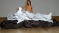 breasts collage nude red_hair shrunken_woman shrinking_out_of_clothes