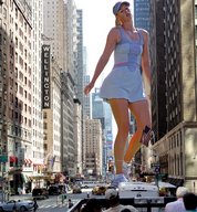 giantess collage city traffic sweat celebrity people athletic tennis maria_sharapova kosmita