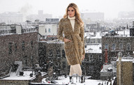 giantess collage city blonde clothed wonderslug snow winter snowing cristina_tosio