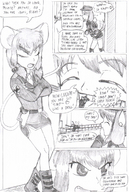 drawing giantess vore monochrome anime pencil_drawing hank88