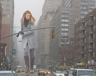 giantess collage city blonde clothed traffic gloves wonderslug boots snow winter coat snowing blake blake_lively