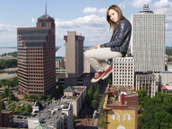 giantess collage city celebrity sitting sneakers sky docop ellen_page