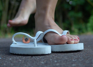 feet in_shoe shrunken_men sandals shrunken_man flip_flops red_nails encolhido imminent_crush