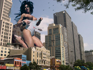 breasts giantess collage feet city destruction helicopter legs airplane skyscraper beregous