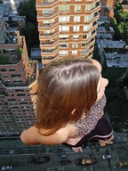 giantess collage city destruction traffic brunette above_view jaime_koeppe