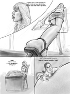 drawing comic anime shrunken_men unaware secretary