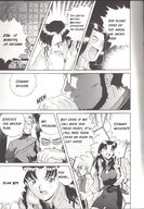 drawing growth giantess manga monochrome anime neon_genesis_evangelion doujin misato_katsuragi