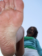 feet soles brunette point_of_view