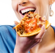 vore teeth shrunken_men hand food pizza