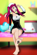 drawing giantess feet vore bleach manga color rukia handheld barefoot butt_crush anime ichigo foot_crush dollhouse manga_bleach riruka cramous