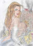 drawing giantess city color destruction anime breast_crush olivier