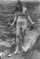 giantess crush collage feet city monochrome vehicles classic edison