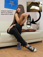 feet long_hair brunette story shrunken_men sneakers jenia