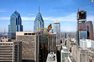 breasts giantess collage city blonde looking_down philadelphia see_through_clothing