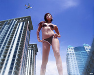 giantess swimsuit asian skyscrapers rld